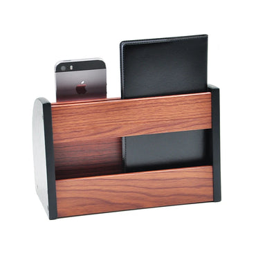 Wooden High-grade multifunctional Desk Stationery Organizer Storage Box