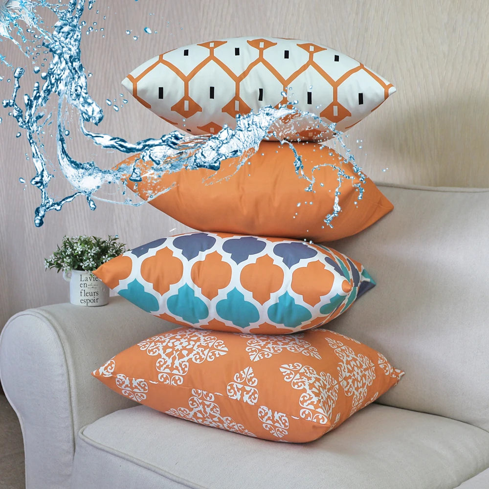 Free Shipping 40/45/50/60cm Outdoor Garden Chair Waterproof Cushion Cover Balcony Splash