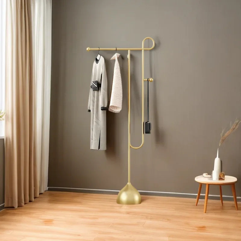 Creative Metal Simple Modern Coat Racks Living Room Bedroom Cloakroom Abstract Waterproof Coat Racks Clothes Towel Storage