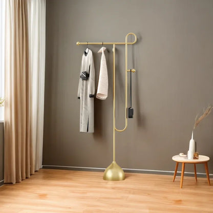 Creative Metal Simple Modern Coat Racks Living Room Bedroom Cloakroom Abstract Waterproof Coat Racks Clothes Towel Storage