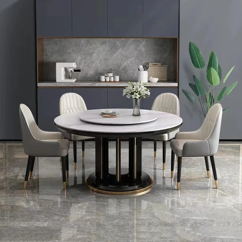 Person Table Round 6 People Dining Table Kitchen Living Room Dressing Dinning Table ...