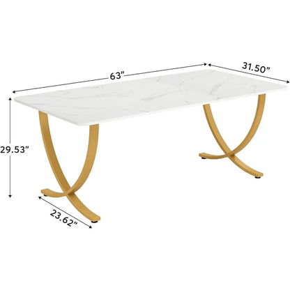 Executive Desk,Large Office Desk, Modern Computer Desk Conference Table Meeting Room Table