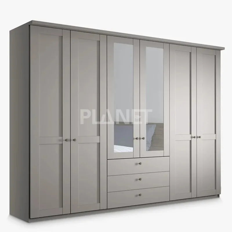 Clothes Wardrobe Black Color Fashion Design Royal Sliding Door Cabinets For Bedroom Furniture Penderie