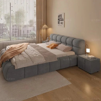 Modern Bedroom Bed Queen Size Nordic Luxury Style