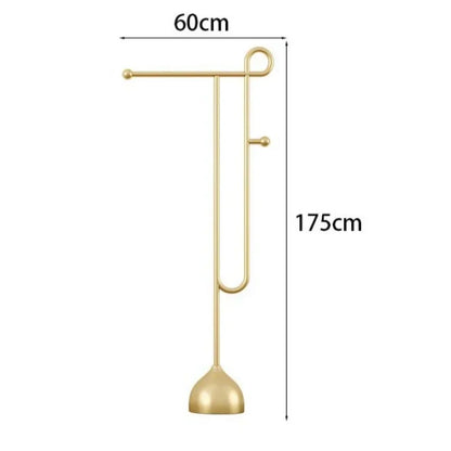 Creative Metal Simple Modern Coat Racks Living Room Bedroom Cloakroom Abstract Waterproof Coat Racks Clothes Towel Storage