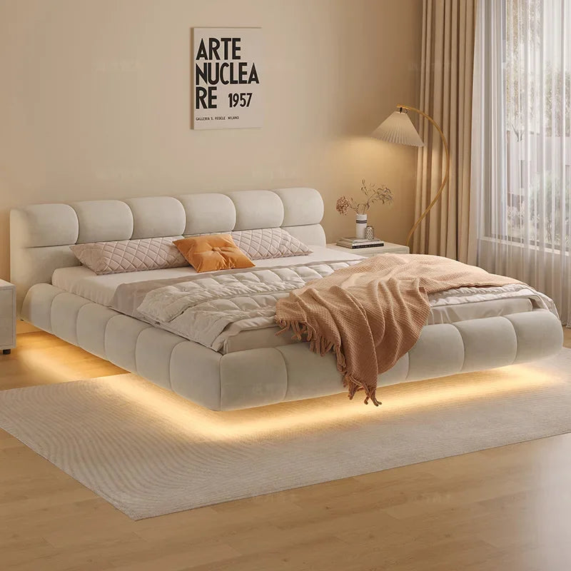 Modern Bedroom Bed Queen Size Nordic Luxury Style