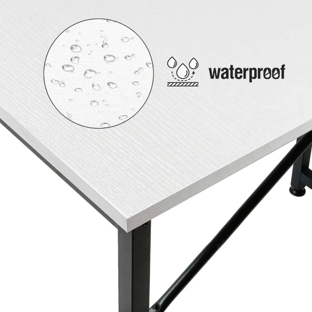 Small Computer Desk White Writing Table for Home Office Small Spaces 31 Inch