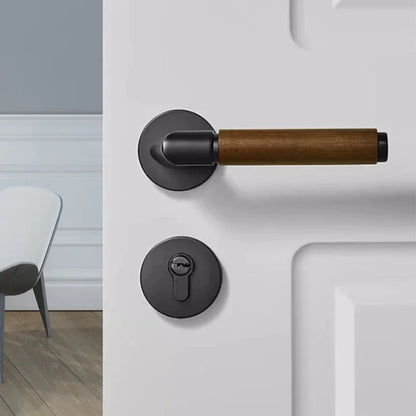 Silent Room Door Lock Bedroom,living Room Wooden Door Locks Household Door Lock Hardware Accessories Home Accessories with Key