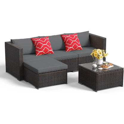 Outdoor Patio Furniture Sets All Weather Outdoor Sofa Furniture