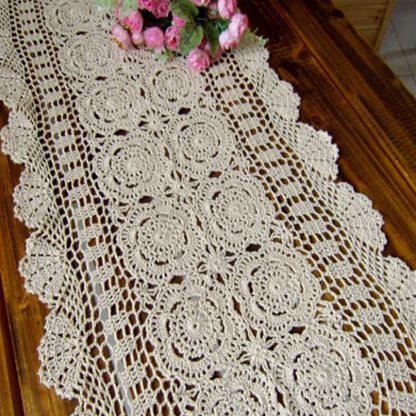 Crochet table runners  vintage hand crocheted table runners