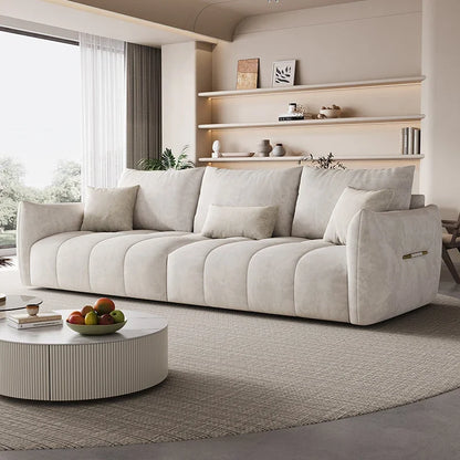 Nordic 3 Seater Sofa Puffs Inflavel Living Room Design European Sectional Sofa