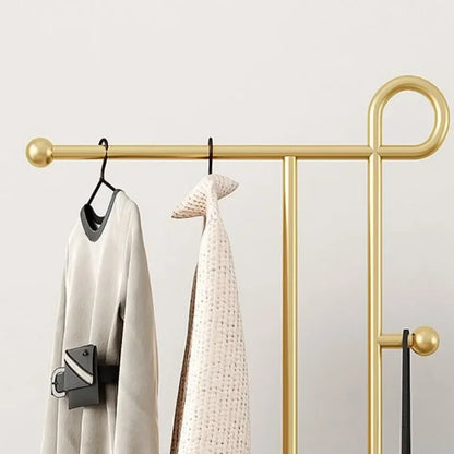 Creative Metal Simple Modern Coat Racks Living Room Bedroom Cloakroom Abstract Waterproof Coat Racks Clothes Towel Storage