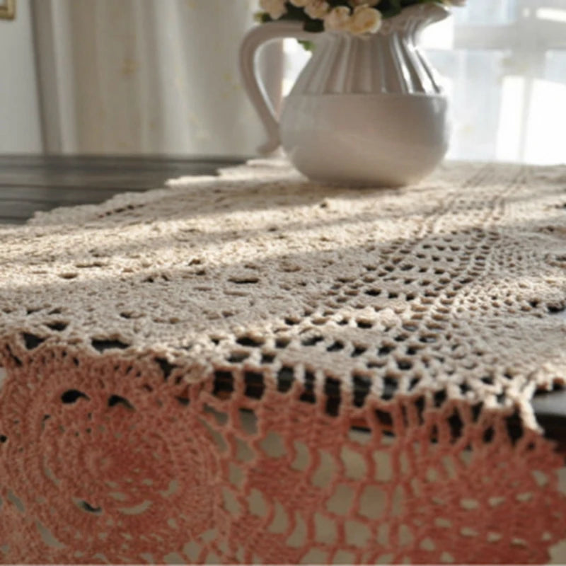 Crochet table runners  vintage hand crocheted table runners