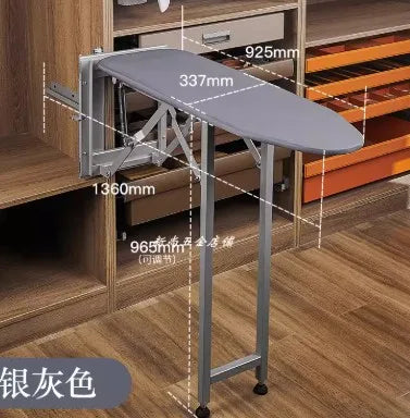 Cloakroom Household Embedded Foldable Ironing Board Hotel Wardrobe Cabinet Hidden Electric Iron Rack